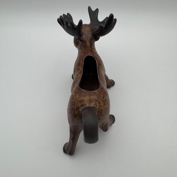 Vintage Eddie Bauer Brown Cermaic Rustic Cabin Moose Creamer - Picture 5 of 8